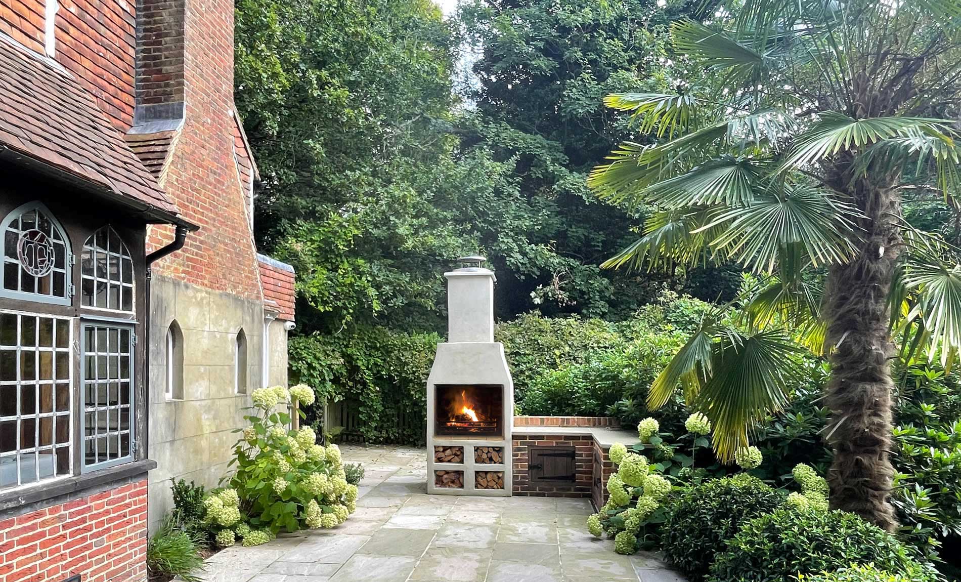 Tunbridge Wells woodland garden upper terrace Marlene Lento