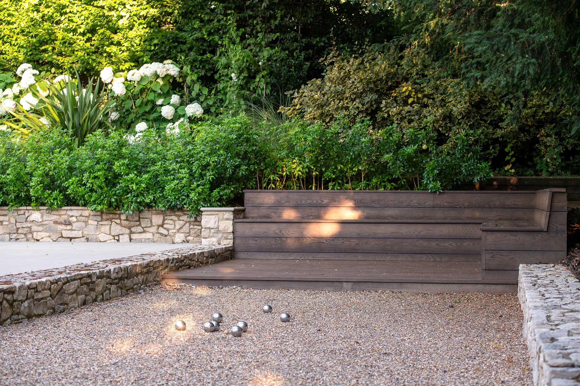 Sevenoaks Shoreham Mediterranean inspired pool garden - Marlene Lento