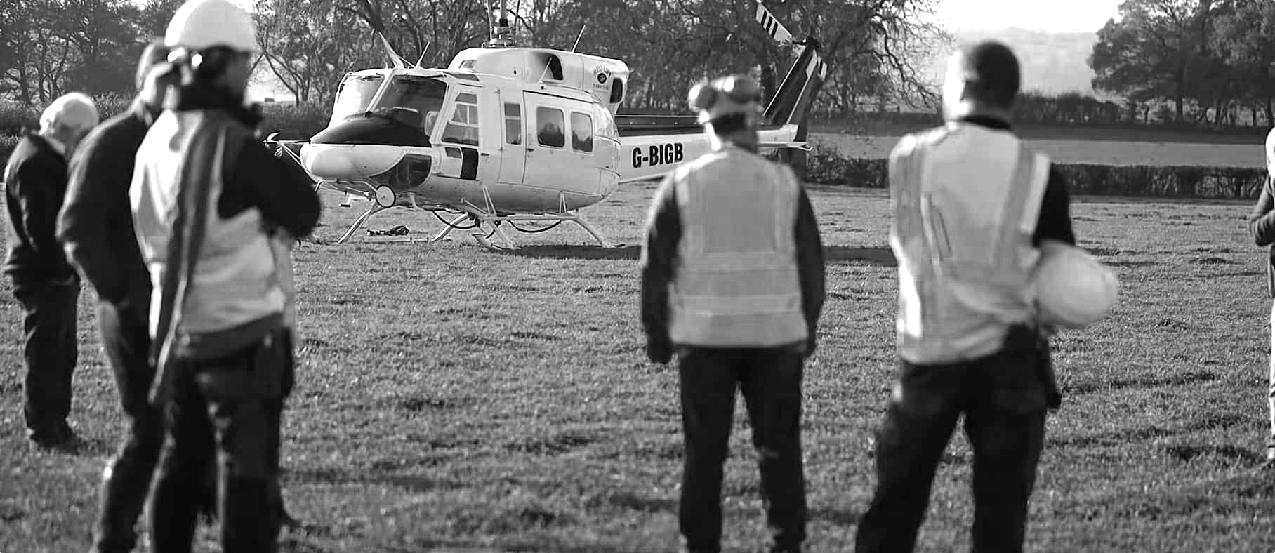 Helicopter preparing for take off - Marlene Lento
